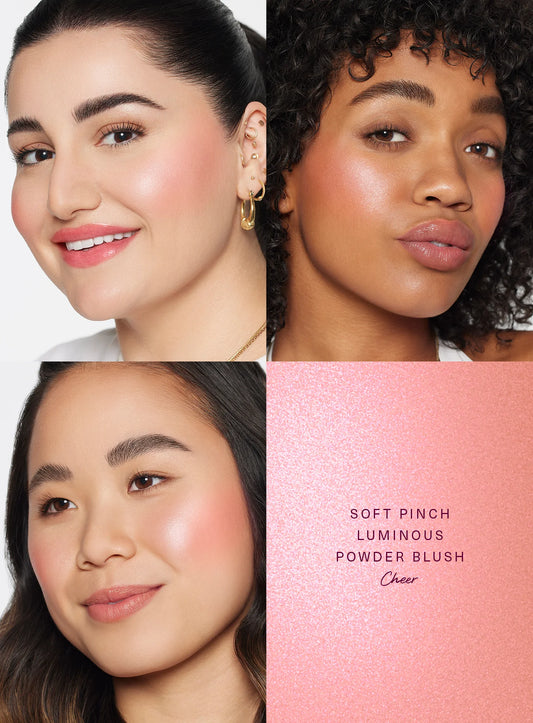 Rare Beauty Cosméticos por Selena Gomez. Blush rubor luminoso. Color #Cheer