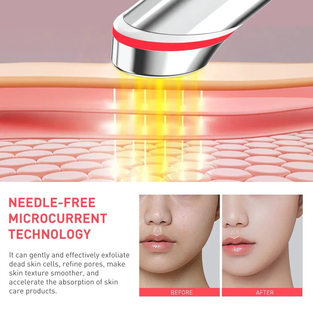 Age-R Booster H Skin Care. Rejuvenecimiento Facial con Efecto Adelgazante/Modelador/ Masajeador/Blanqueador/Hidratación/ Tensión/Firmeza para Rostro y Cuello
