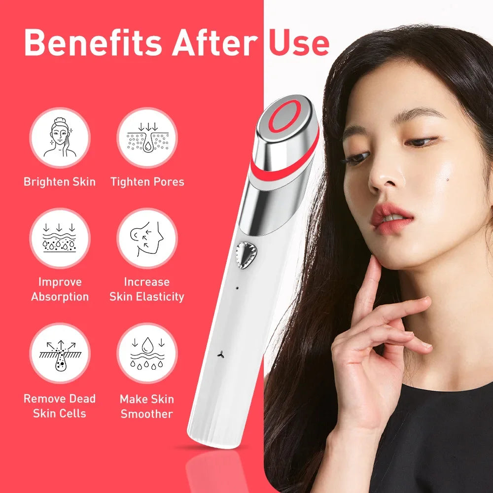 Age-R Booster H Skin Care. Rejuvenecimiento Facial con Efecto Adelgazante/Modelador/ Masajeador/Blanqueador/Hidratación/ Tensión/Firmeza para Rostro y Cuello
