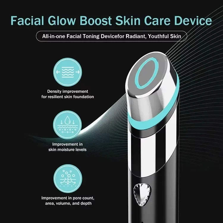 Age-R Booster H Skin Care. Rejuvenecimiento Facial con Efecto Adelgazante/Modelador/ Masajeador/Blanqueador/Hidratación/ Tensión/Firmeza para Rostro y Cuello