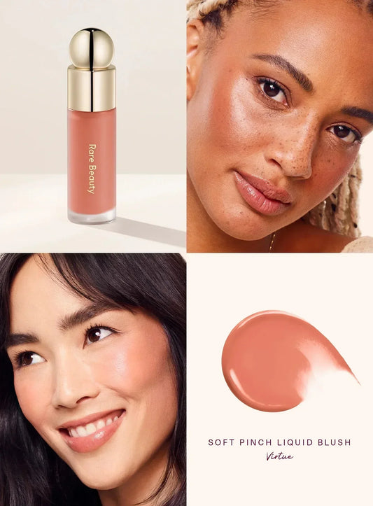 Rare Beauty Cosmeticos por Selena Gomez,Rubores Líquidos Soft Pinch. Color #Virtue