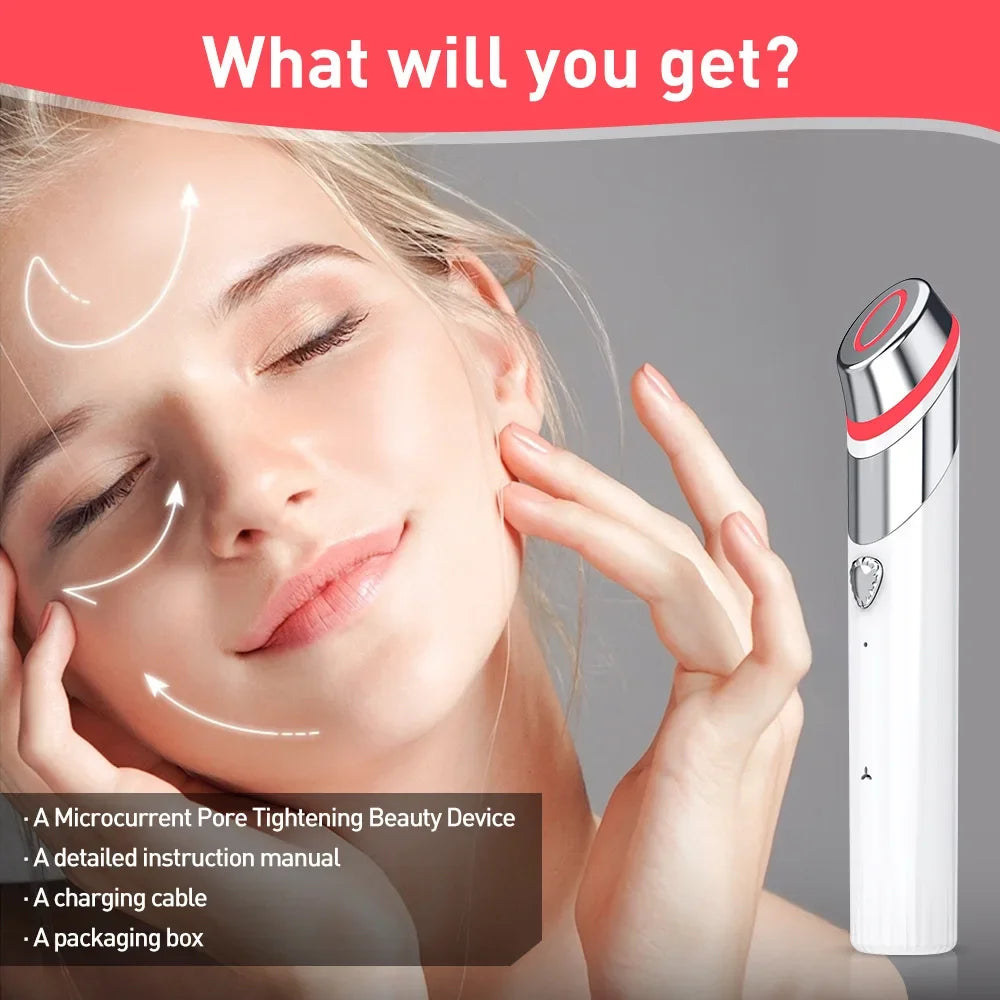 Age-R Booster H Skin Care. Rejuvenecimiento Facial con Efecto Adelgazante/Modelador/ Masajeador/Blanqueador/Hidratación/ Tensión/Firmeza para Rostro y Cuello