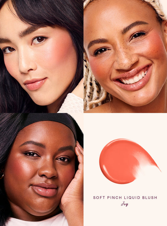 Rare Beauty Cosmeticos por Selena Gomez,Rubores Líquidos Soft Pinch. Color #Joy