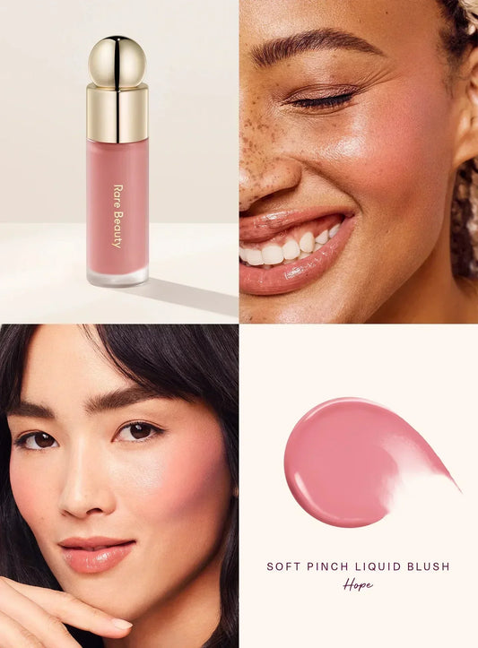 Rare Beauty Cosmeticos por Selena Gomez Rubores Líquidos. Color #Hope