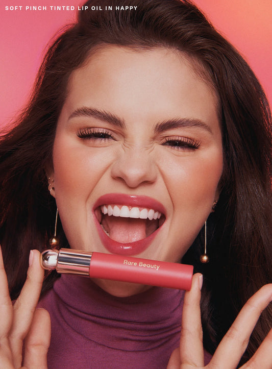 Rare Beauty Cosméticos por Selena Gomez Tinte de Labios. Color #Happy