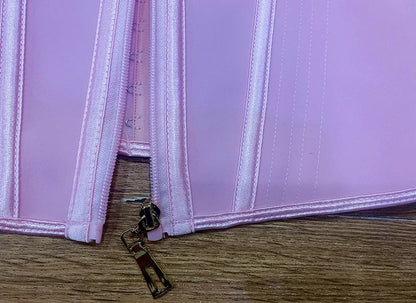 Faja modeladora , corset reductor de cintura para mujer,15 huesos de acero en espiral, soporte Lumbar, con control de abdomen, cremallera y ganchos, doble compresión.