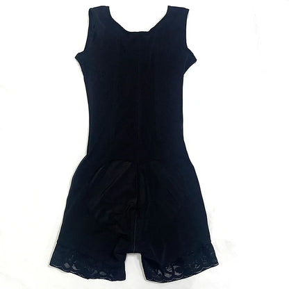 Faja modeladora de alta compresión, control de abdomen y postura, 9 huesos de memoria, levanta glúteos #Negro Talla #XS