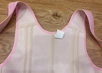 Faja modeladora , corset reductor de cintura para mujer,15 huesos de acero en espiral, soporte Lumbar, con control de abdomen, cremallera y ganchos, doble compresión.