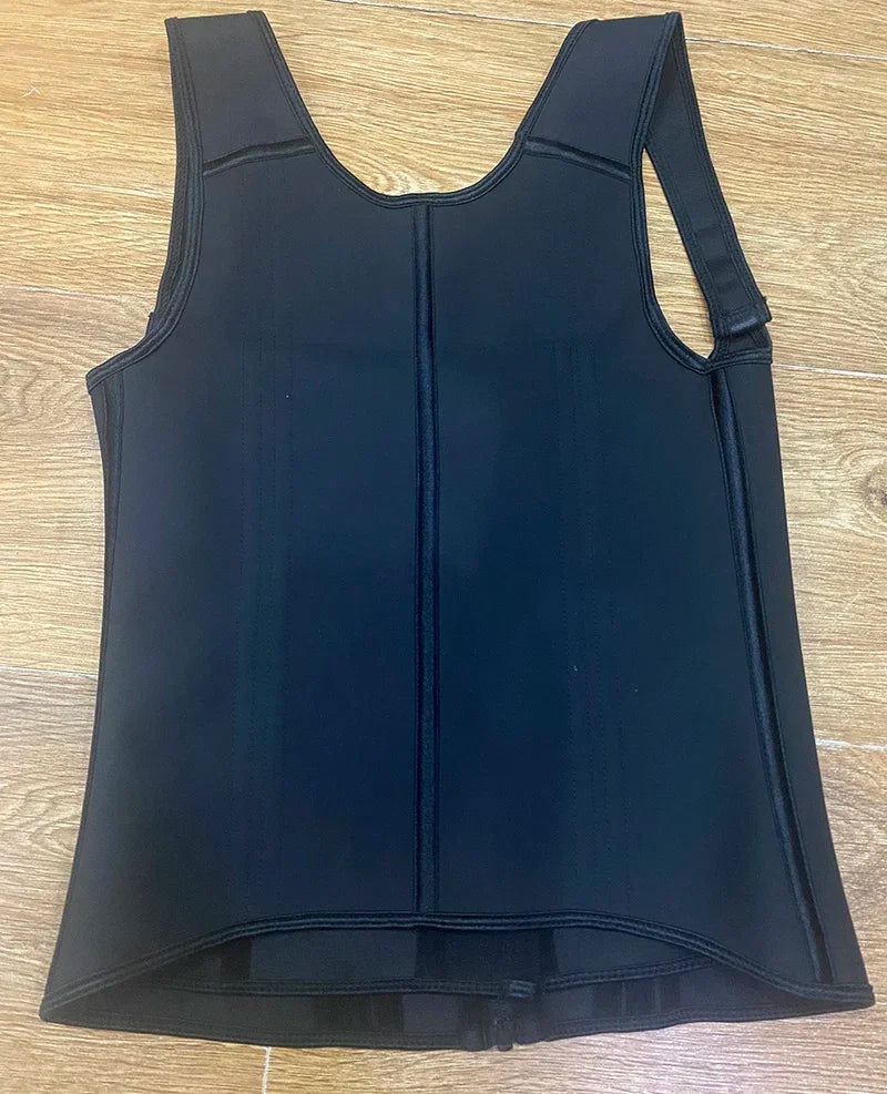 Faja modeladora , corset reductor de cintura para mujer,15 huesos de acero en espiral, soporte Lumbar, con control de abdomen, cremallera y ganchos, doble compresión.