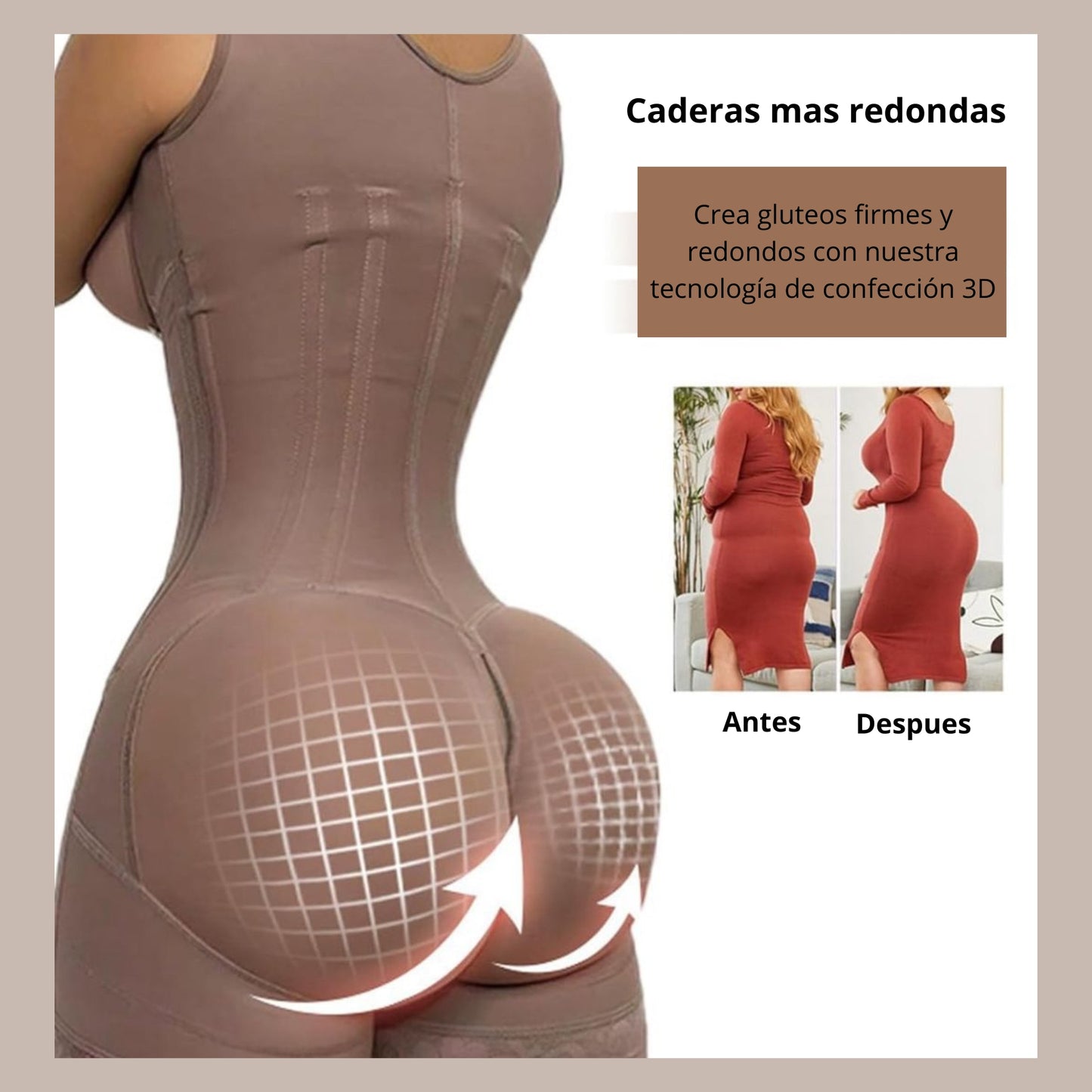 Faja modeladora de alta compresión para mujer con encaje, corsé de control de abdomen y postura, con 9 huesos de memoria, cremallera, levanta glúteos, body cuerpo completo, adelgazamiento Shaperwear.